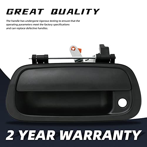 Pldde Textured Black Rear Truck Bed Tailgate Handle With Key Hole Compatible With 2000-2006 Tundra Oem 69090-0C010 #TOP4