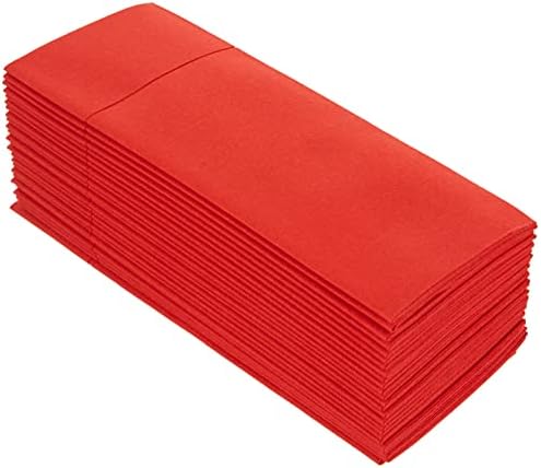 Alvotex 50 serwetki na sztućce kieszenie na sztućce, podobne do materiału, wysokiej jakości serwetki jednorazowe CA32x40 szare 32x40 cm