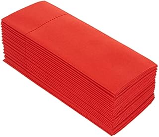 Alvotex 50 serwetki na sztućce kieszenie na sztućce, podobne do materiału, wysokiej jakości serwetki jednorazowe CA32x40 szare 32x40 cm