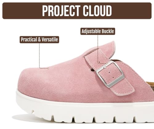 Image of 100% Genuine Leather Platform Clogs for Women - Fall Shoes for Women 2026
