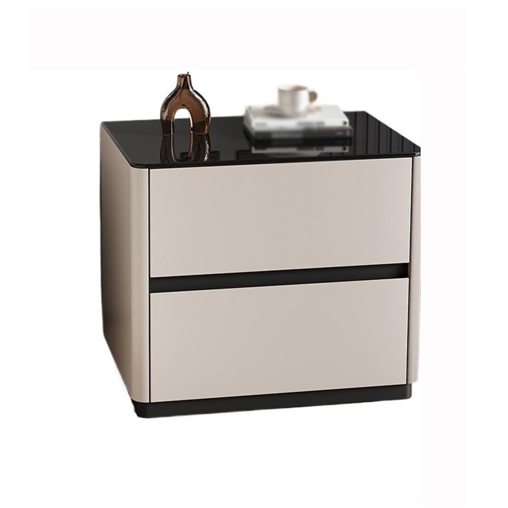 Table de Chevet en Bois Kaki Petit Espace Meuble Rangement XS