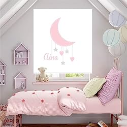 Estores Infantiles Originales Estores infantiles estrellas y Luna .Cortinas y estores infantiles. Estores infantiles Personalizados con nombre. Estores Infantiles niña, Estores Infantiles bebe niña (160x170)
