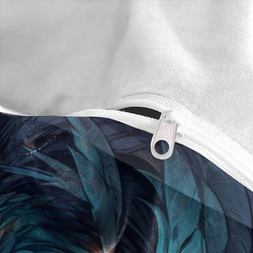 Housse de couette dragon grand format 260x220 avec zip pour éviter que le drap glisse - 8