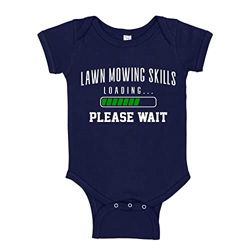 Lawn Mowing Skills Loading Baby Bodysuit One Piece Or Toddler T-Shirt Landscaper Baby Clothes