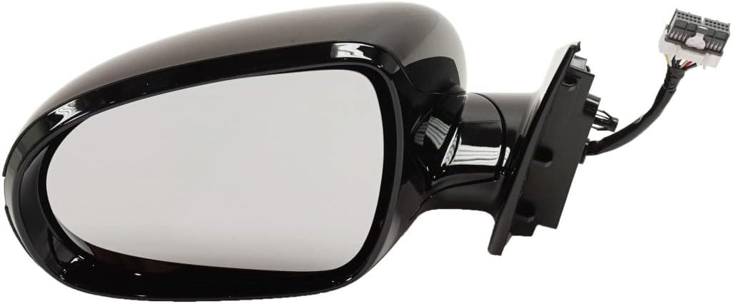 For Kia Sorento 2016 2017 2018 Door Mirror Driver Side | Power | Heated | w/Signal | w/Power Folding | Paint to Match | Replacement For 87610 C6150 | KI1320209