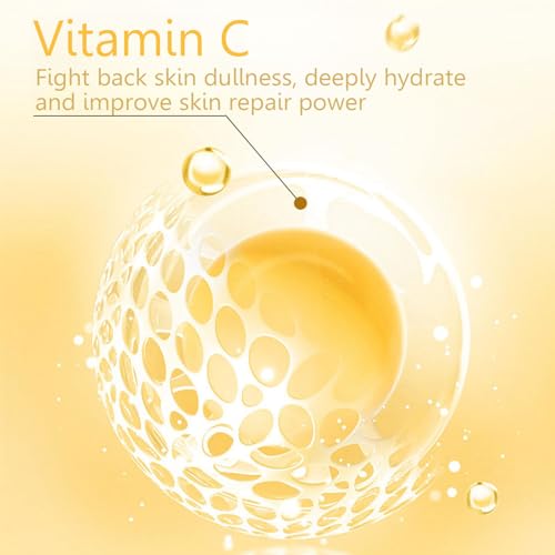 Vitamin C Serum for Face,Hydrate and Firm Skin,Moisturizing Vitamin E,Smoothing Dry/Sensitive Skin Dull and Dry Skin,Face Serum for Women,25 Ampoules - Image 3