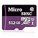 Produktbild Genhao Micro-SD-Karte, 128 GB/256 GB/400 GB/512 GB/1024 GB, Klasse 10, Hochgeschwindigkeits-Micro-SDXC-Speicherkarte mit Adapter (512 GB)
