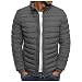DRALOFAO Steppjacke Herren Leicht Übergangsjacken Winter Puffer Jacke Arbeitsjacke Jacket Daunenjacken Daunenjacke Winterjacke