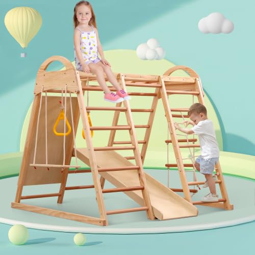 6-teiliges Motorikspielzeug aus Schaumstoff mit Halbzylinder, Dreieck & Welle – Weiche Kletterblöcke und Krabbeltunnel für Kinder ab 1 Jahr, wasserdichte Softbausteine