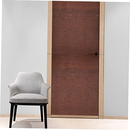 Autocollant mural effet bois marron clair pour créer une ambiance salon chaleureuse - 6
