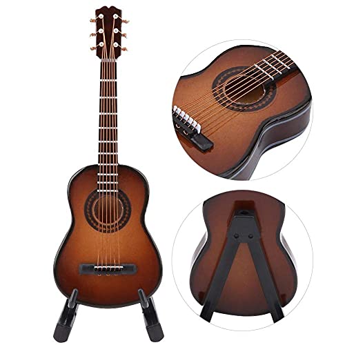 Guitare décor, 10cm Brown Miniature Affichage guitare modèle en bois musical ornements Mini guitare modèle Craft Home… - Les Beatles, Paul McCartney, John Lennon, RIngo Starr, George Harrison Guitare décor, 10cm Brown Miniature Affichage guitare modèle en bois musical ornements Mini guitare modèle Craft Home… – Image 8