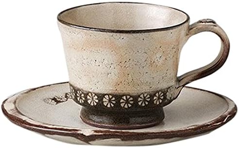 Set of 5 Kiragi Coffee C/S 5.2 x 0.6 inches (13.3 x 1.7 cm), 14.1 oz (400 g), Japanese Style Coffee C/S, For Cafes, Restaurants, Inns, Japanese Tableware, Restaurants, Commercial Use, For Visitors