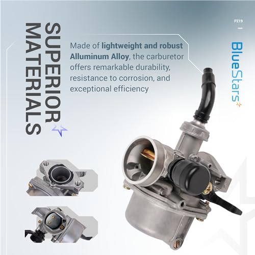 image for BlueStars PZ19 Carburetor Kit - for 50cc 70cc 80cc 90cc 110cc 125cc Ta