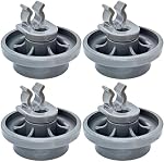 4581DD3003B Lave-vaisselle Roues à rack inférieur 4581DD3003C pour LG Lave-vaisselle Lower Dishrack Roller Pièces de rechange 4581DD9002B, PS3523051, PS12075858 (4Pcs)