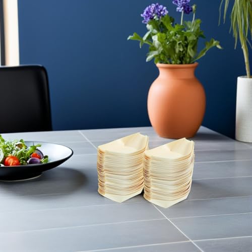 Platos desechables de madera para sushi LALAFINA 5 in miniatura 6