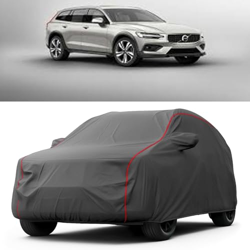 Image of Heavy-Duty Car Cover for Compatible with Volvo V60 Cross Country (2010 to 2025 All Models) Deluxe Car Protection Cover - Waterproof & UV-Resistant All-Season Exterior Protection