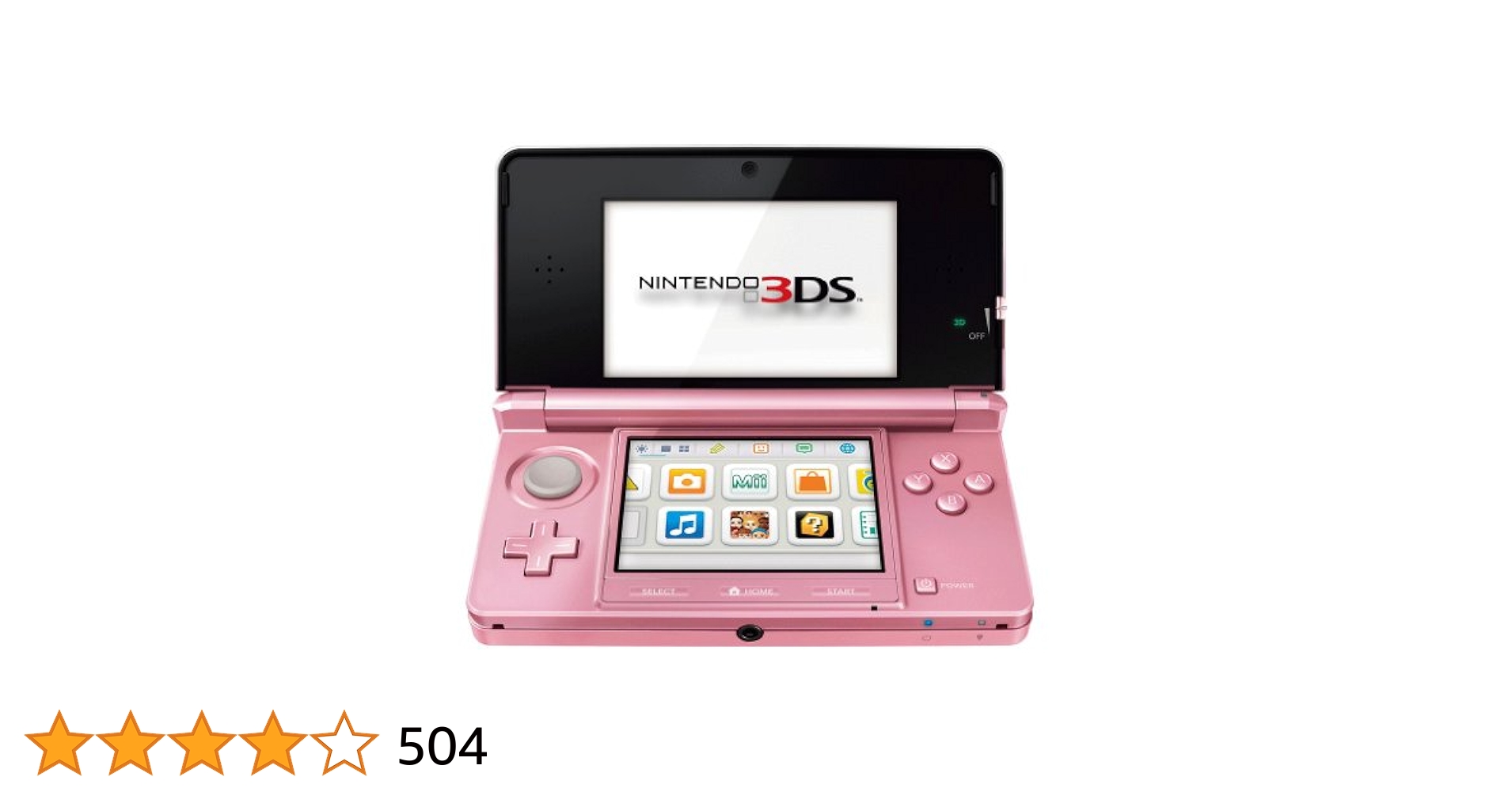 ニンテンドー3DS ピンク (+1,000でどうぶつの森ソフト)