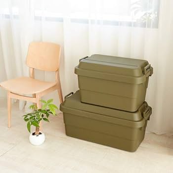 Amazon | トラスコ中山(TRUSCO) トランクカーゴ 収納ボックス OD