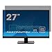 Produktbild Vaxson Anti Spy Schutzfolie, kompatibel mit Iiyama ProLite XU2792UHSU-b1-w1 27" Display Monitor, Displayschutzfolie Privatsphäre Schützen [nicht gehärtetem Glas]