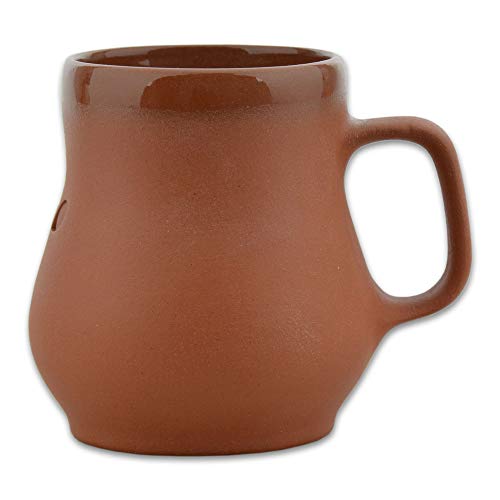 DELICATINO Mate Becher URBANO - Braunes Mate Gefäß aus Keramik mit 250 ml Volumen ist spülmaschinenfest Cover