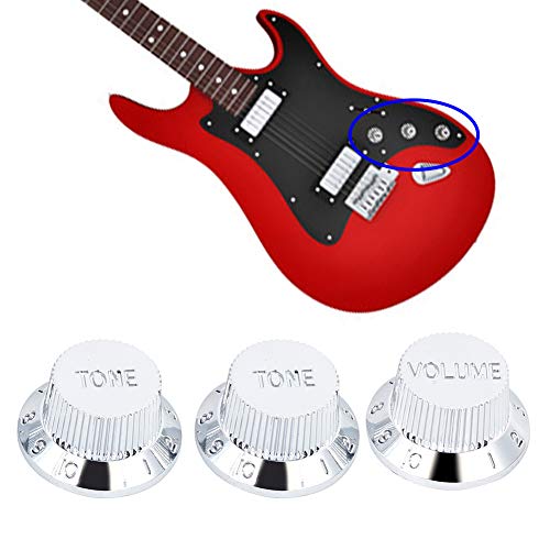 Drfeify Capuchon de Bouton de potentiomètre de Guitare, 3 pièces Capuchon de Bouton de tonalité de Guitare électrique… - Les Beatles, Paul McCartney, John Lennon, RIngo Starr, George Harrison Drfeify Capuchon de Bouton de potentiomètre de Guitare, 3 pièces Capuchon de Bouton de tonalité de Guitare électrique… – Image 4