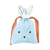 Größe: 20 x 30 cm Rico Design Geschenktüte Hase blau 20x30cm