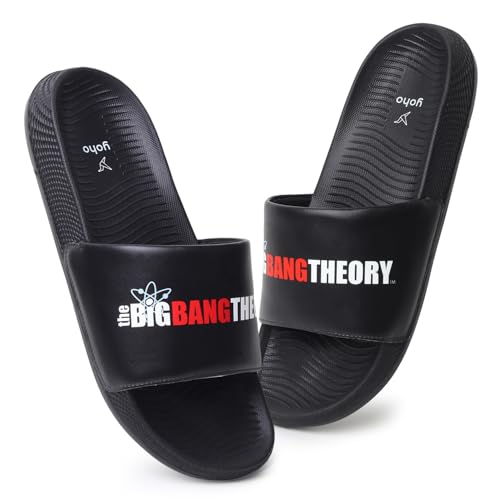 Image of YOHO Sliders for Men | Comfortable and Lightweight Slides | WB Cartoon & Comic Characters: Batman,Superman,Tom & Jerry,Rick & Morty,Big Bang Theory, Friends and Scooby Doo for Boys