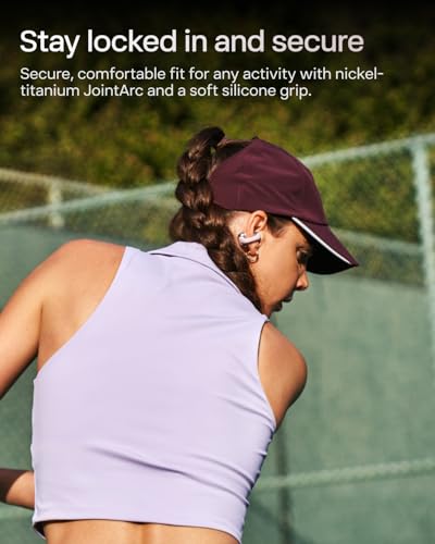 Image of SHOKZ OpenDots ONE-Open-Ear Headphones, Clip-On Earbuds-Wireless Bluetooth Earbuds with Microphone-Secure, Lightweight, Comfort-Premium Dolby Audio-Water Resistant-Fast Charging-Up to 40 hrs Playtime