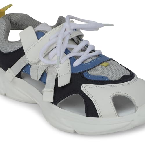 Image of Liberty Leap7x CLOUDY-3E Casual Sandal for Kids With EVA Sole | PU Outsole Comfortable and Cushioned Footbed | Durable Summer Footwear for Indoor and Outdoor | Ideal for Everyday Wear