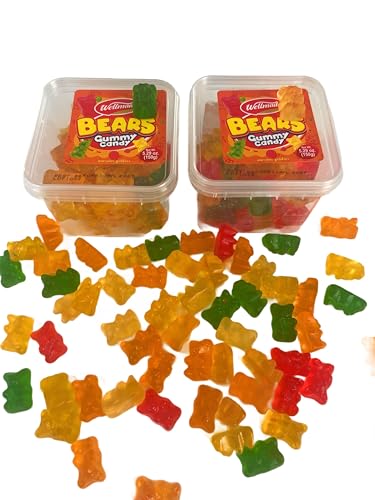Wellmade's Bears Gummy Candy, Halal. 150g each (Pack of 2)