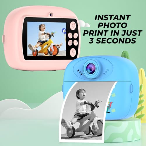 Image of DIY Instant Camera Printer for Kids & Creative Fun | Portable Mini Photo Printing Camera | Easy Photo Printing & Craft Projects | Compact Travel-Friendly Design | Gift for Children & Teens