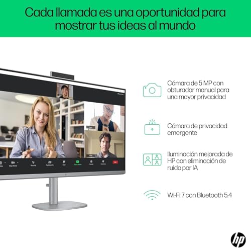 Miniatura 6 de Hp Omnistudio X All-In-One 32 4k Uhd Procesador Intel Core Ultra 7 258v Con Ia, 32gb Ram, 1tb Ssd, Gráficos Intel Arc, Windows 11 Home Teclado Qwerty Español - Silver
