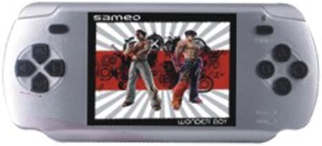 Sameo Wonder Boy - 8 Bit Handheld Game (Metallic Silver)