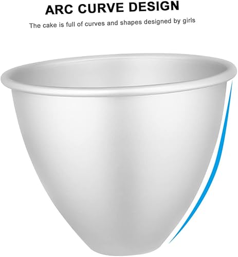 Miniatura 5 de Cabilock Falda de princesa para tartas de queso, semicírculo, desmontable, para tartas, muñecas, moldes para tartas, material de aluminio,
