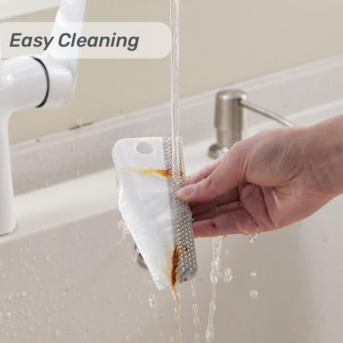 Image of 4 in 1 Small Squeegee, Silicone Squeegees for Kitchen & Bathroom Countertop Cleaner, Household Window Mirror Squeegee, Tile Wall & Car Windshield (1)