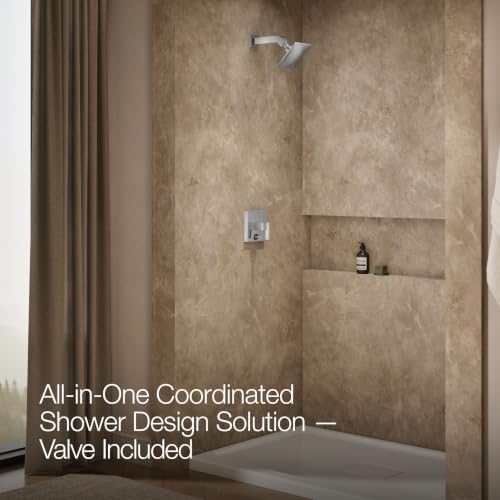 Kohler K-T14665-4-CP 1-Handle Shower Faucet Diverter 2.5GPM Chrome miniatura 5