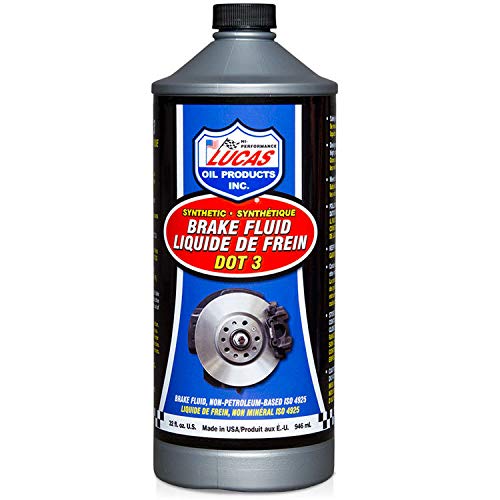 Lucas Oil - Lucas Oil DOT 3 Brake Fluid Bottle, 946 mL, Prevents Corrosion in Vehicle Brake Systems, 946 Milliliters
