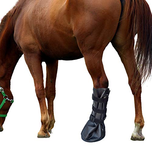yeezo Horse Soaking Boot Hoof Soak Boot Equine Soaking Boot Hooves Soaker Sack Horse Foot Soaking Bag Hot or Icing Treatment Bucket