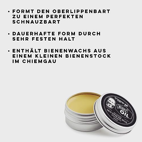 Bartwachs Beyer’s Oil Moustache Wax Eisenkraut 15 ml