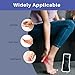 AMITOFO Ankle Brace for Sprained Ankle: Plantar Fasciitis and Achilles Tendonitis Relief, Heel Support for Men and Women with Strap for Foot Swelling and Compression (Single, Black Blue, Medium)