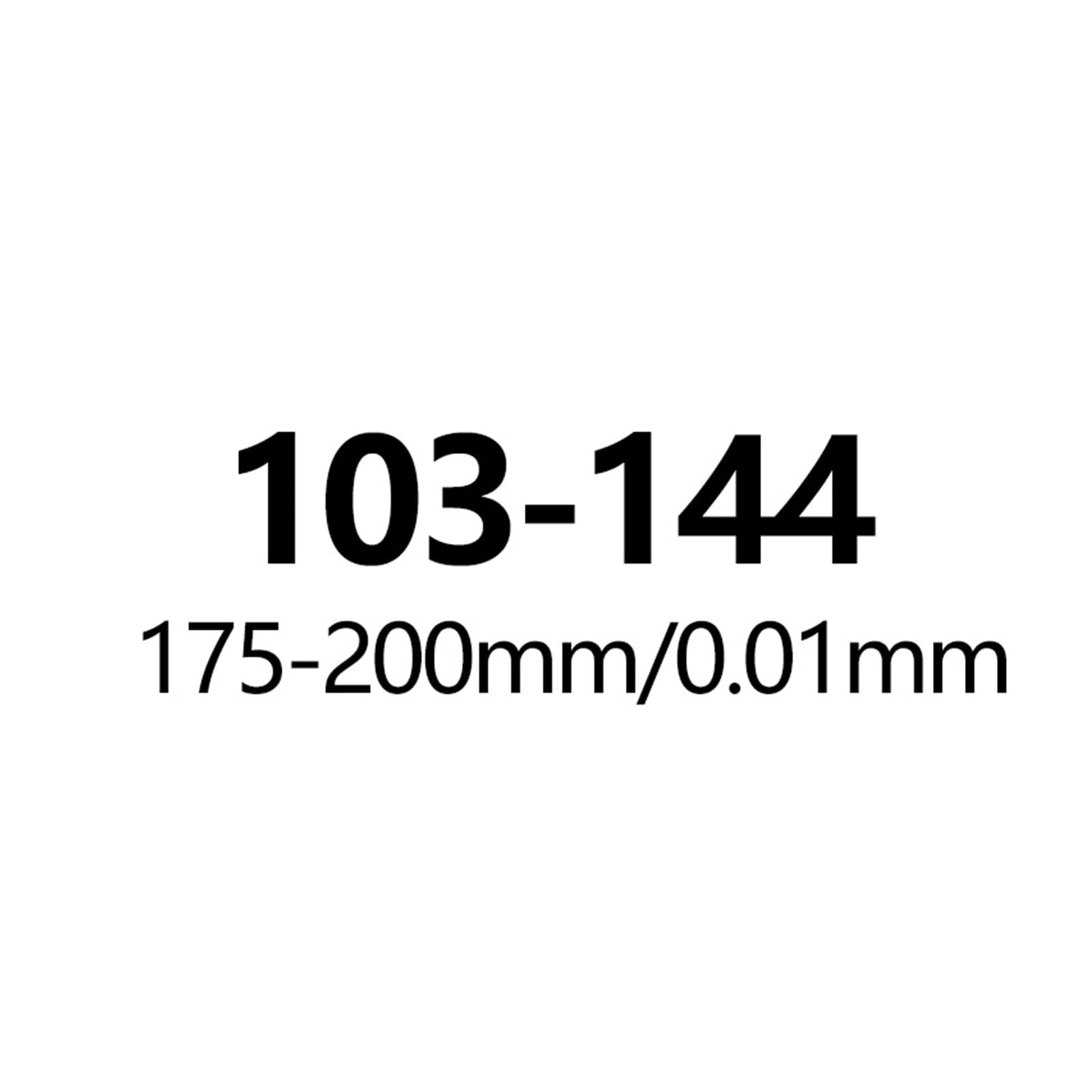 Micrómetro 0.01/0.001 mm fuera del calibre micrómetro 103-137 129 138 diámetro también medición indicador de tornillo,Herramienta precisa(103-144 175-200 0.01)
