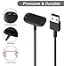 Charger for Fitbit Charge 6/5, Fitbit Luxe, Replacement USB Charging Cable Cord for Fitness Trackers [2-Pack, 1m/3.3ft]