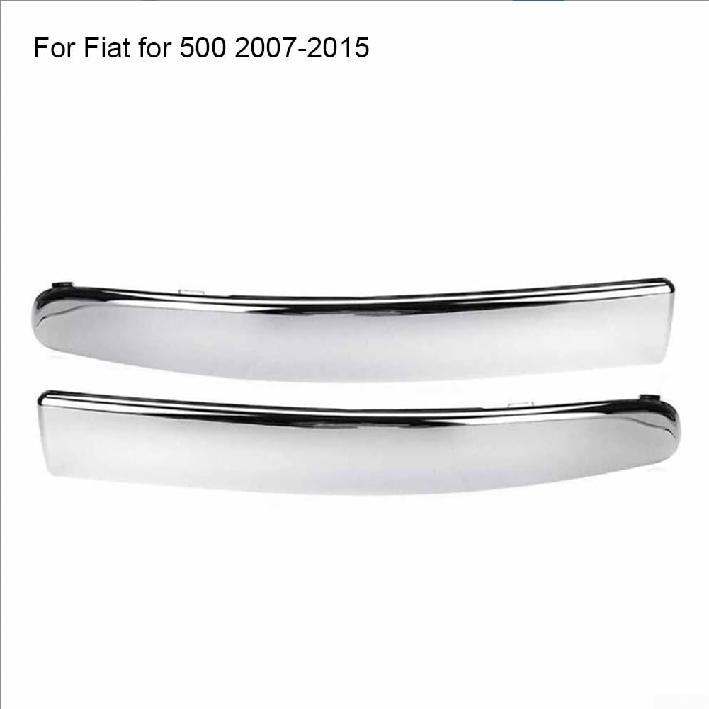 Barra decorativa per paraurti anteriore inferiore cromata per FIAT 500 2007-2015