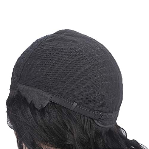 Perruque brésilienne de cheveux synthétiques bob contre les coiffures qui glissent - 7