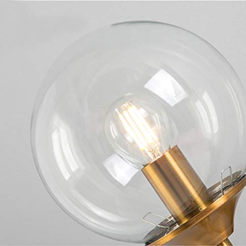 Image of KCO Lighting Replacement Glass Globe Shade,Modern Clear Lampshade Glass Accessories for Pendant Wall Sconces (Clear)