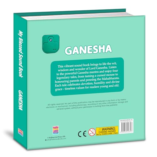 Image of Ganesha Mantra Sound Book for Kids ; India's First Mythology Shloka and Mantras Sound Book to Teach Indian Culture, Values Devotional