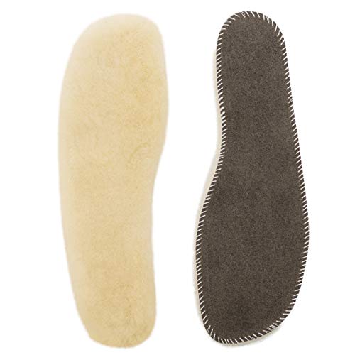 Einlegesohlen aus 100% medizinischem Lammfell Unisex (Damen & Herren) von WERNER CHRIST - Schuh-Einlagen aus weichem Fell, für Winter und Sommer, Größen 33-34, 35-36, 37-38, 39-40, 41-42, 43-44, 45-46 Cover