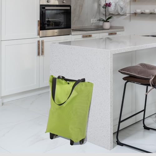 Poussette de courses à roulettes pliable pour simplifier vos marchés et sorties en ville - 5
