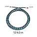 SAGUD Airbrush Hose 10 Foot Nylon Braided Air Hose with 1/8” Size On Both End and Adapter 1/8” male - 1/4” female for Most Airbrush Paint Kit