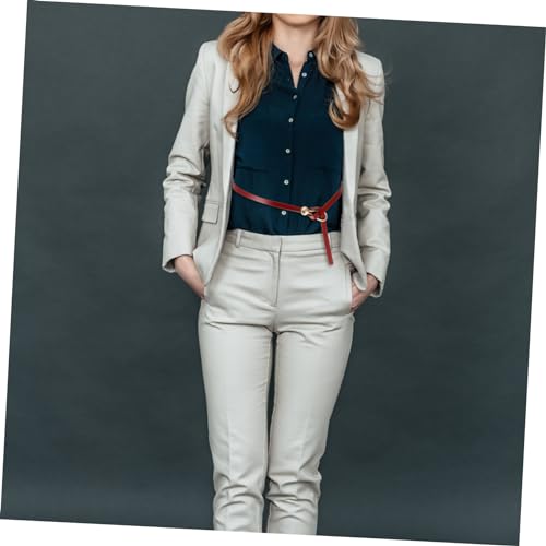 TOYANDONA Stylish Red Waist Belt for Women Elastic Stretch Cinch Design for Dresses Jeans and Parties Lightweight and Comfortable Accessory for All Occasions2